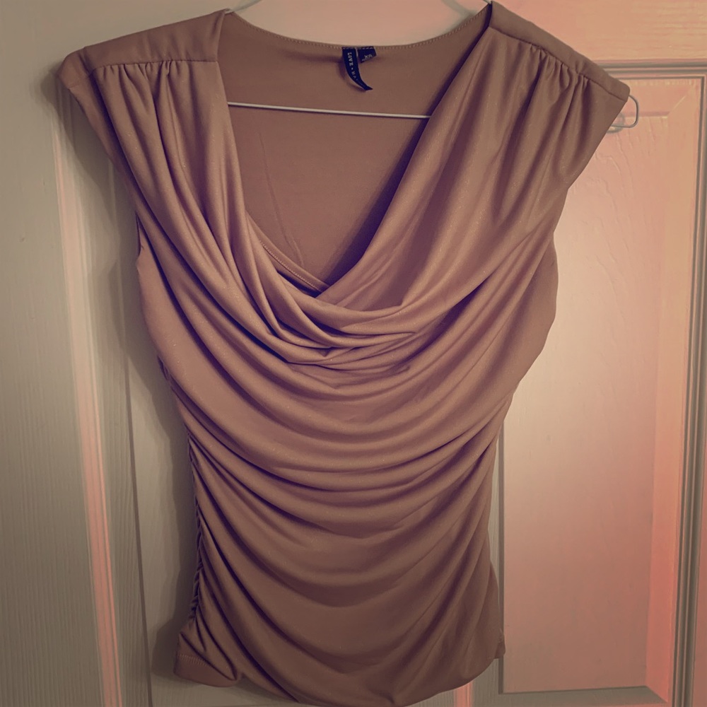 Pretty Gold Shimmery Top